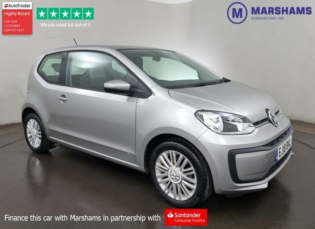 Compare Volkswagen Up 1.0 Move Up Bluemotion Technology 60 Bhp EJ18BKL Silver