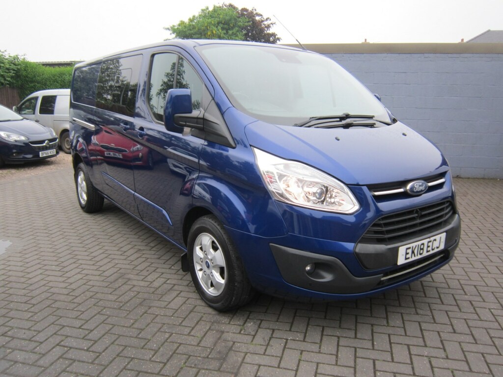 Ford Transit Custom 2.0 Tdci 130Ps Low Roof Dcab Limited Van Blue #1