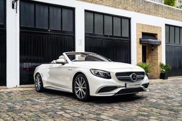 Compare Mercedes-Benz S Class 6.0 S65 V12 Amg S Cabriolet Spds7gt Euro 6 Ss KY66LNW White