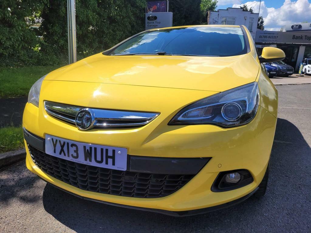 Compare Vauxhall Astra GTC Gtc YX13WUH Yellow