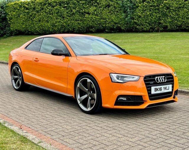 Compare Audi A5 3.0 Tdi Quattro Black BK16YKJ Orange