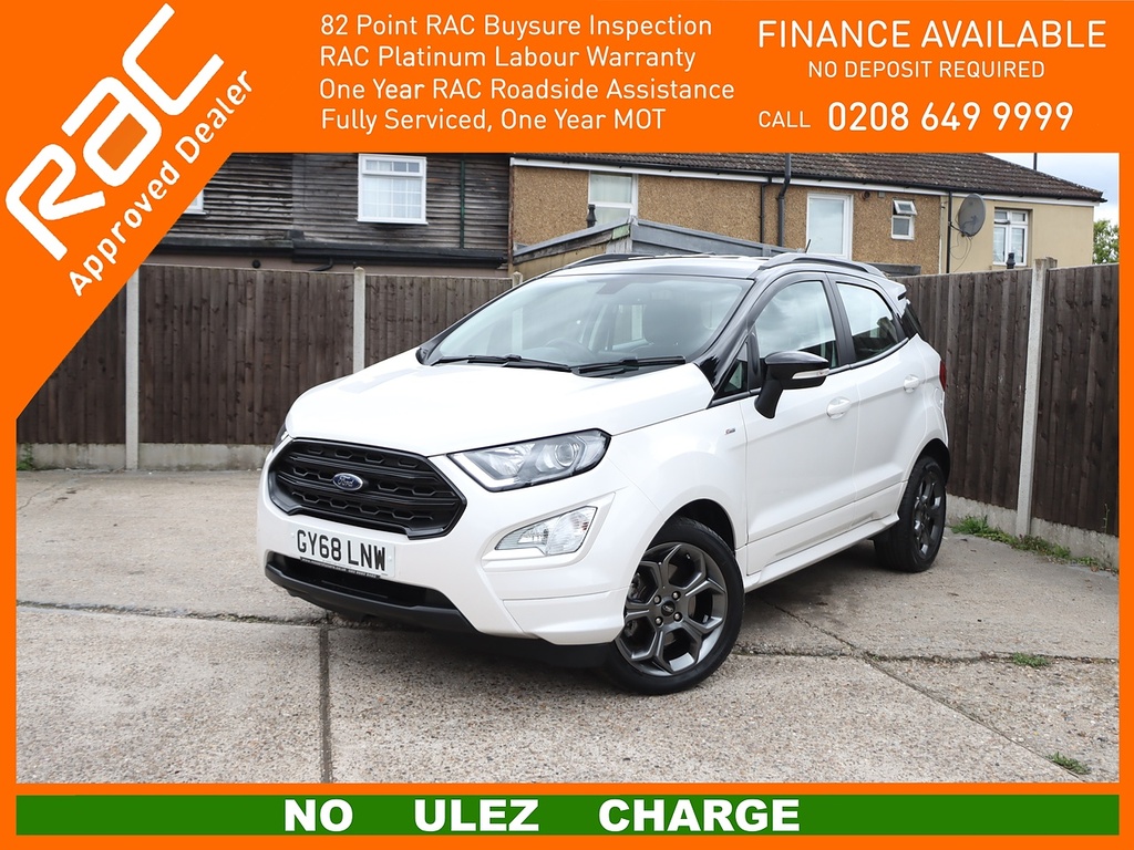 Compare Ford Ecosport T Ecoboost St-line GY68LNW White