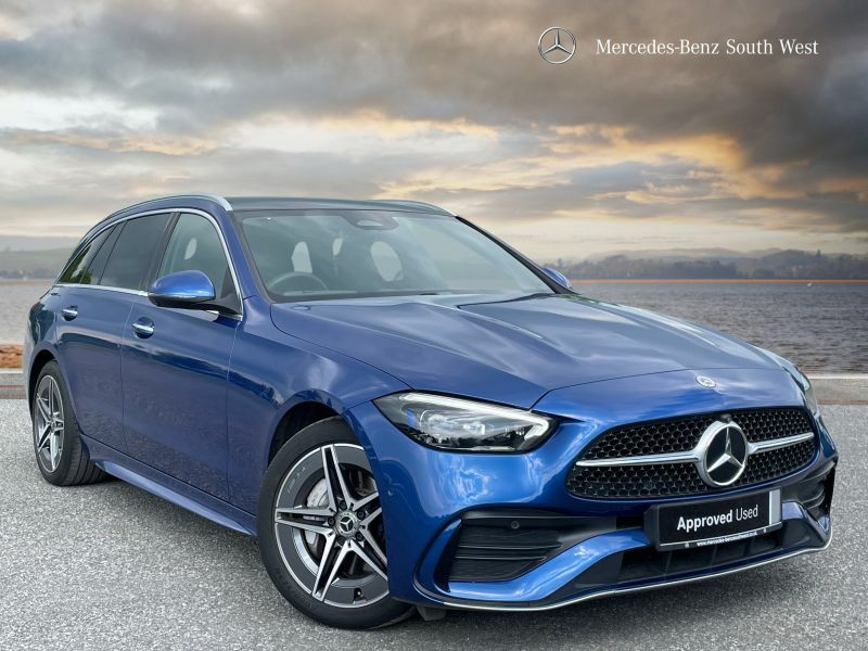 Compare Mercedes-Benz C Class Estate WG72BCY Blue