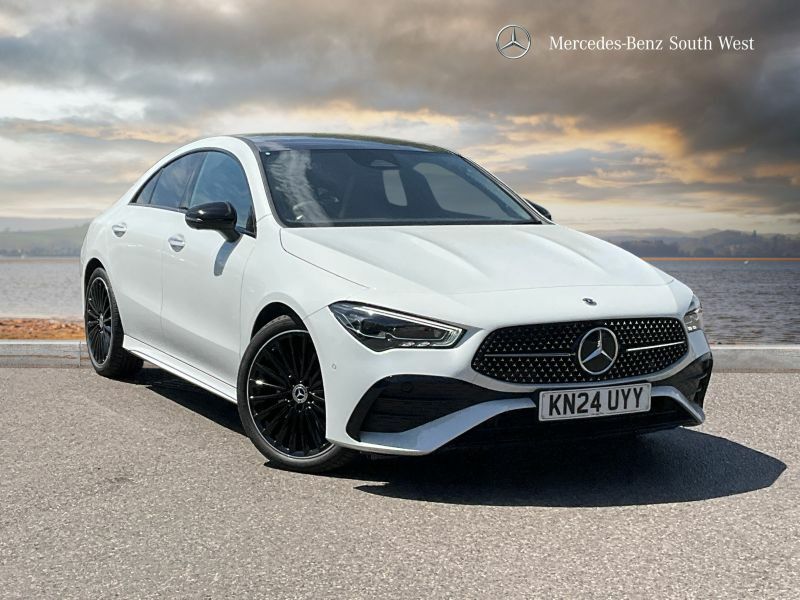 Compare Mercedes-Benz CLA Class Saloon KN24UYY White