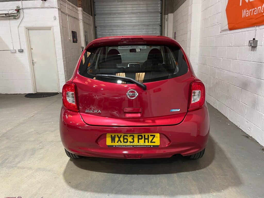 Compare Nissan Micra 1.2 Acenta WX63PHZ Red