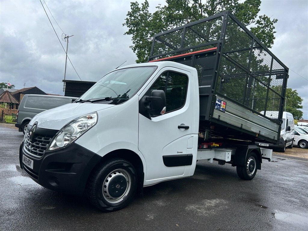 Renault Master 2.3L 2.3Dci 130Ps Business Caged Tipper White #1