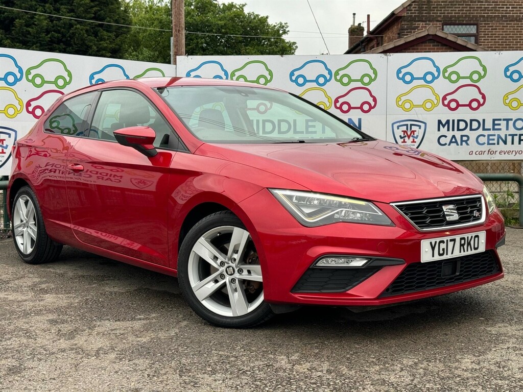 Compare Seat Leon 1.4 Ecotsi Fr Technology Sport Coupe Euro 6 Ss YG17RKO Red