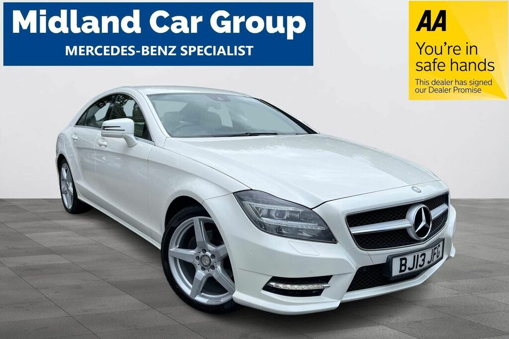 Compare Mercedes-Benz CLS Saloon BJ13JFG White