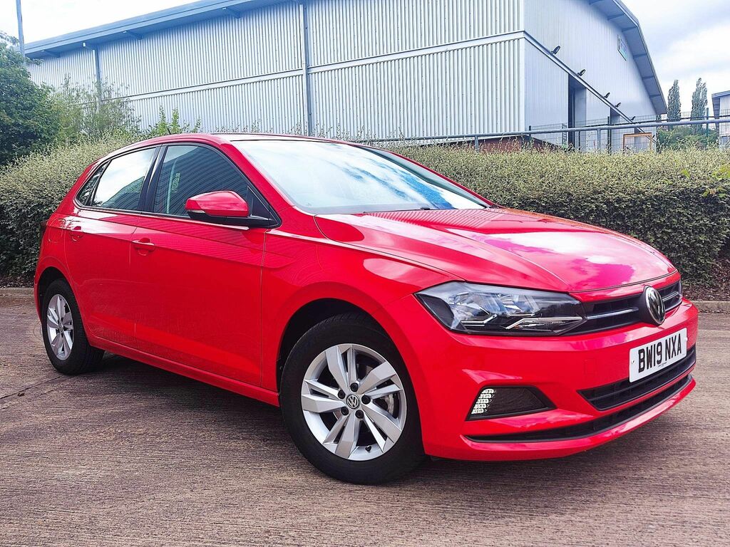 Compare Volkswagen Polo 2019 19 Reg Hatchback 17,000 Miles 1.0L BW19NXA Red