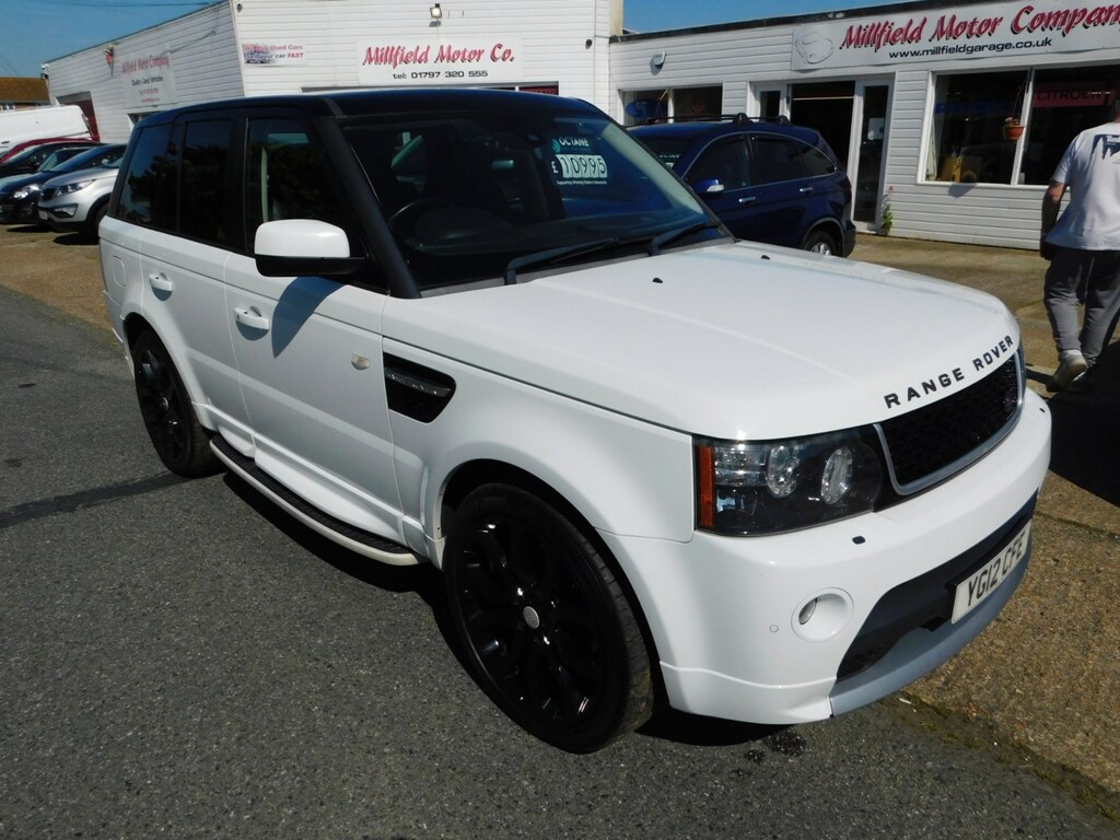 Compare Land Rover Range Rover Sport 3.0 Sdv6 Hse Huge Spec Low Mileage F YG12CFE White