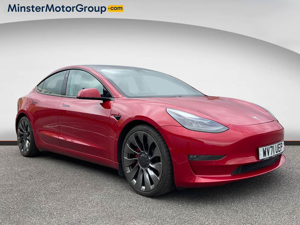 Compare Tesla Model 3 Performance Awd WV71UEP Red