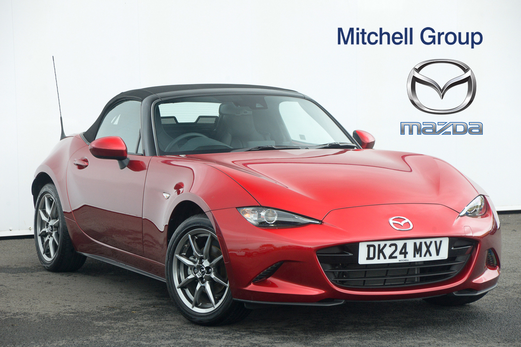 Compare Mazda MX-5 1.5 132 Exclusive-line DK24MXV Red