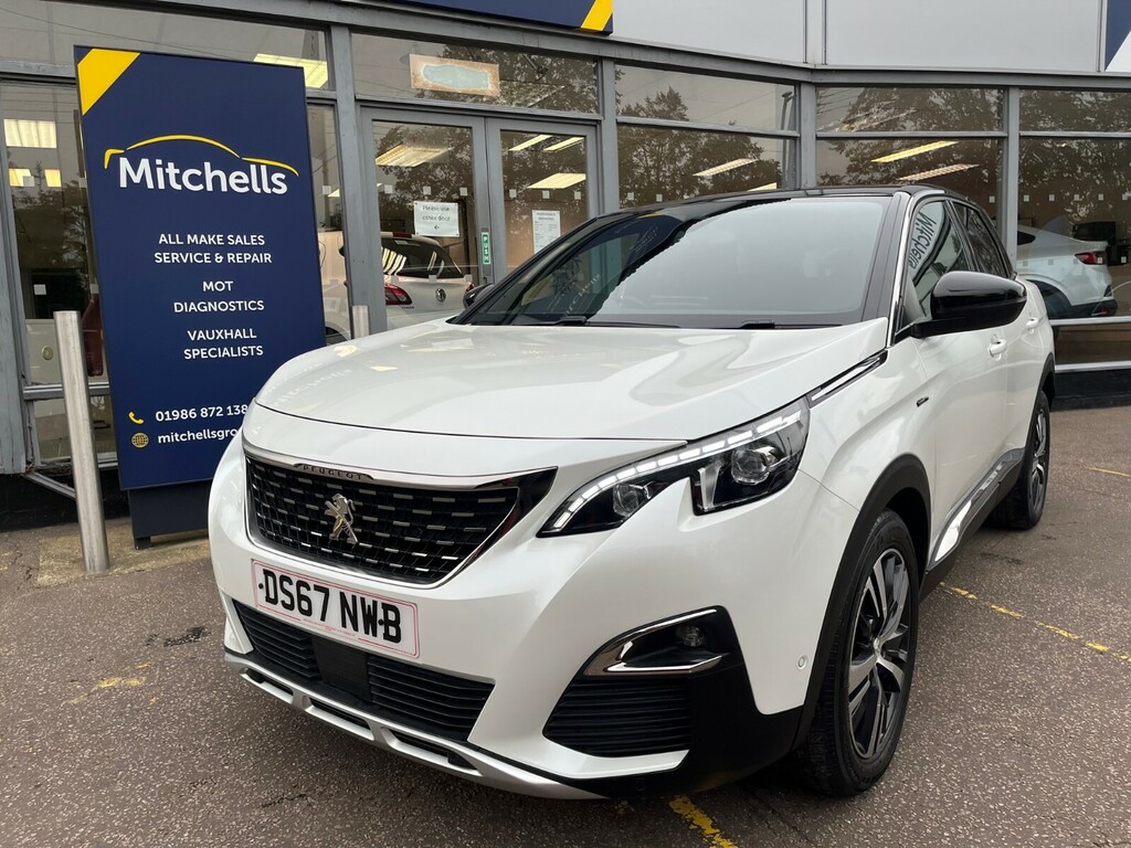Compare Peugeot 3008 3008 Gt Line Ss DS67NWB White