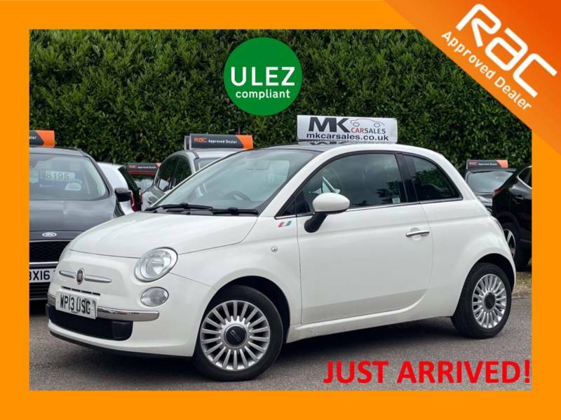 Compare Fiat 500 1.2 Lounge Start Stop WP13USG White