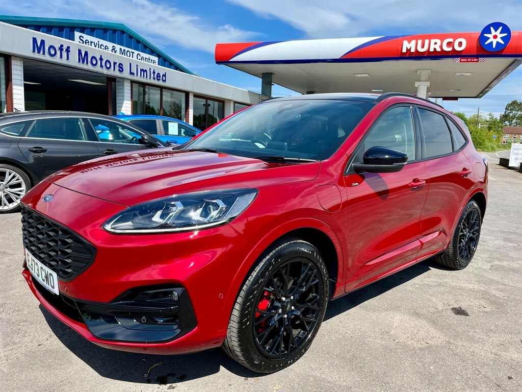 Compare Ford Kuga 2.5 Duratec 14.4Kwh Black Package Edition Cvt Euro EJ73CWO Red