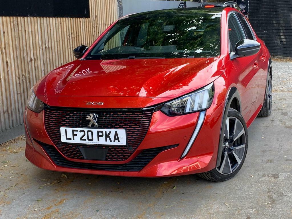 Compare Peugeot e-208 50Kwh Gt Line LF20PKA Red