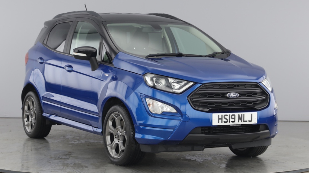 Compare Ford Ecosport 1.0T Ecoboost St-line Euro 6 Ss HS19MLJ Blue