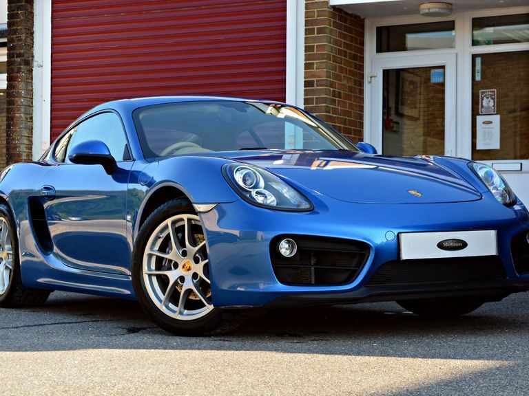 Compare Porsche Cayman 2.7 981 LF15CJE Blue