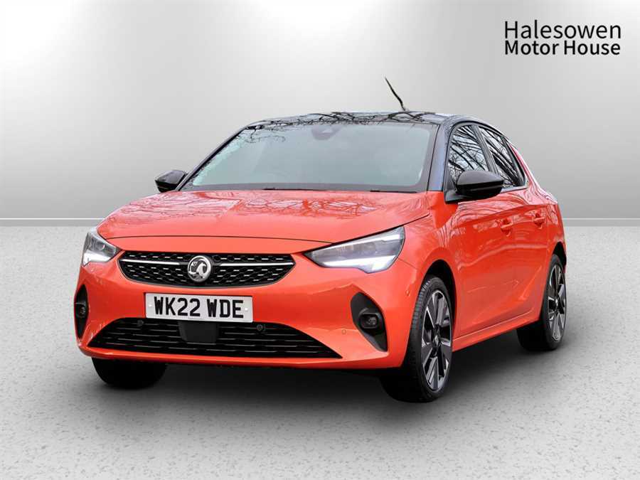 Compare Vauxhall Corsa-e Elite Premium 50Kwh WK22WDE Orange