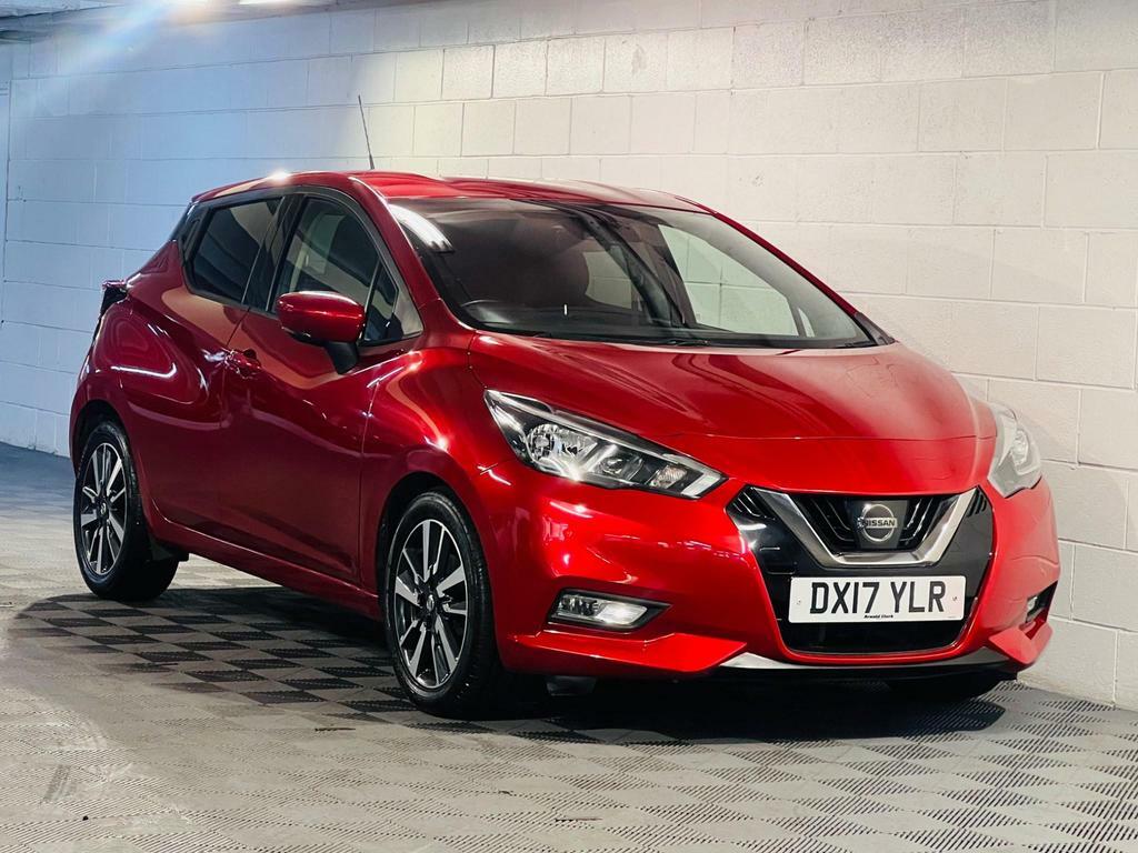 Compare Nissan Micra 0.9 Ig-t N-connecta Euro 6 Ss DX17YLR Red