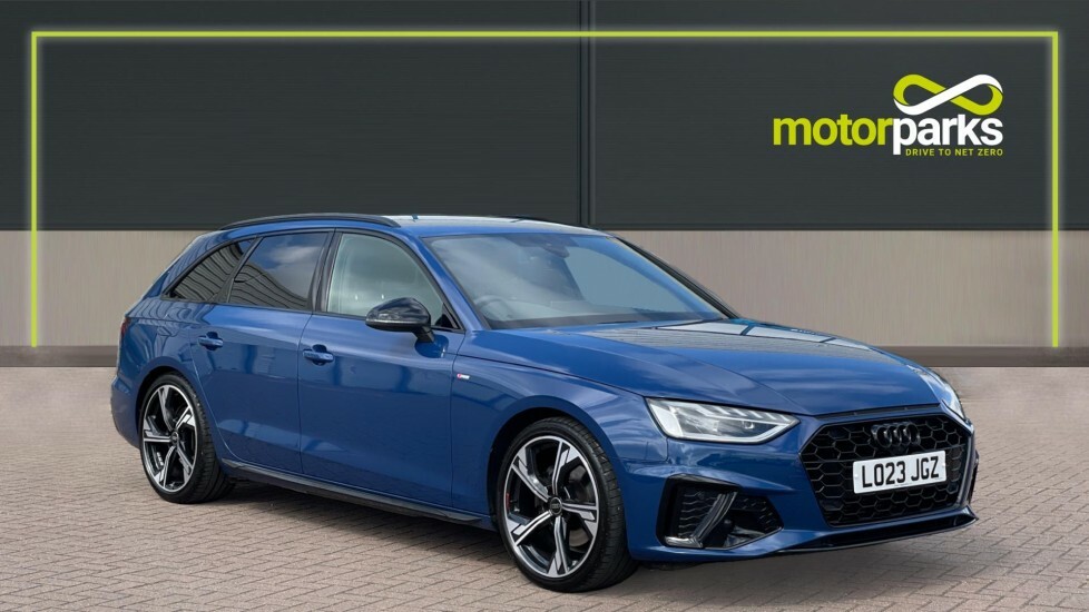 Compare Audi A4 Black Edition LO23JGZ Blue