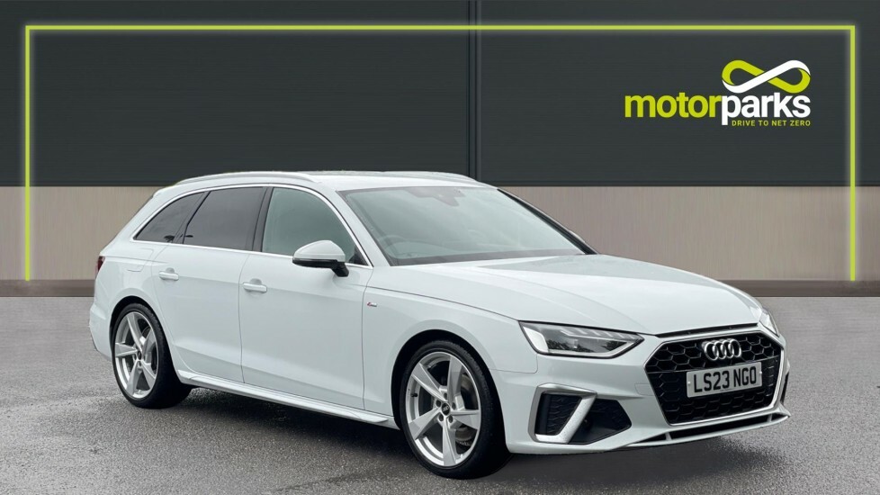 Compare Audi A4 S Line LS23NGO White