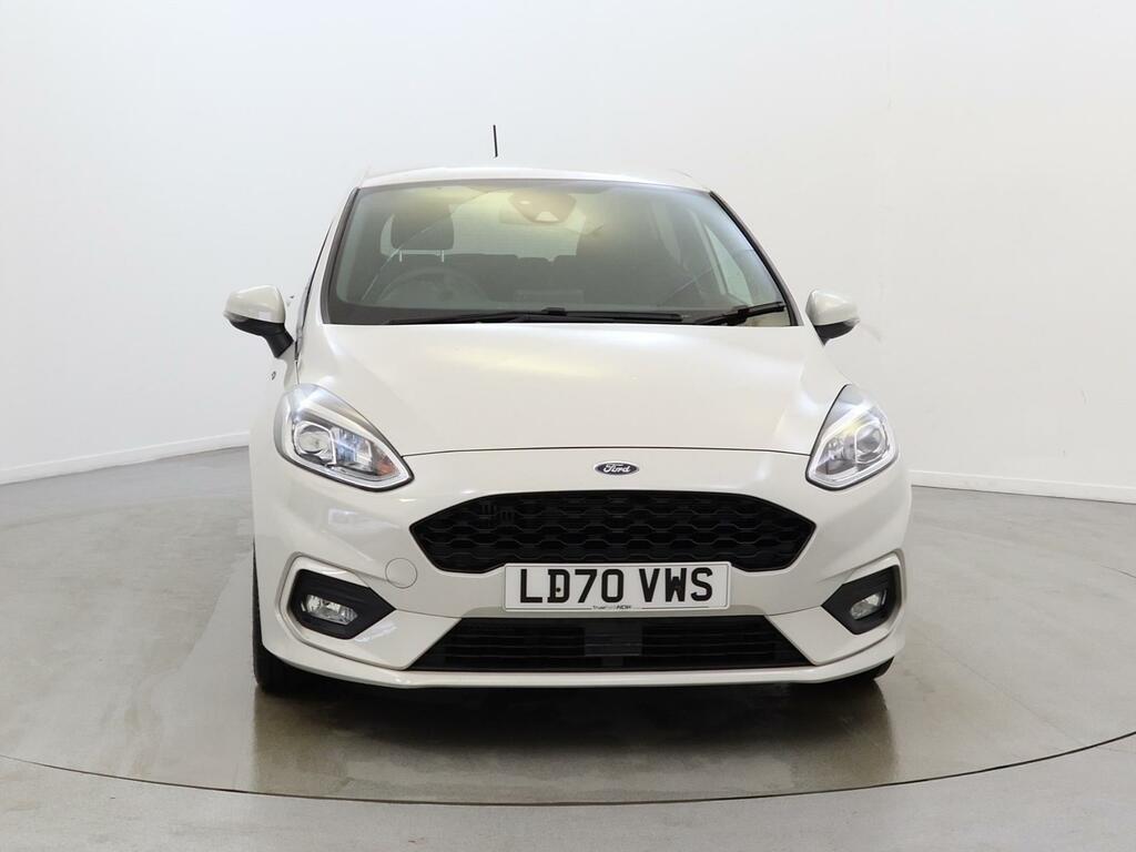 Compare Ford Fiesta 1.0 Ecoboost Hybrid Mhev 125 St-line Edition LD70VWS White