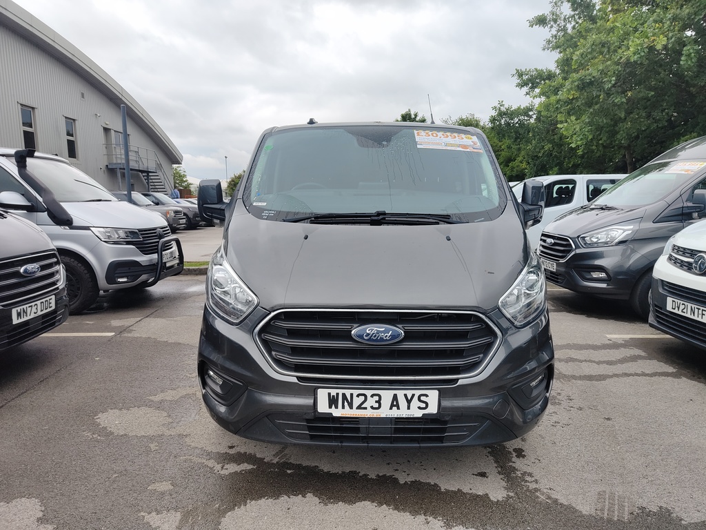 Compare Ford Transit Custom 2.0 Ecoblue 170Ps Low Roof Dcab Limited Van WN23AYS Grey