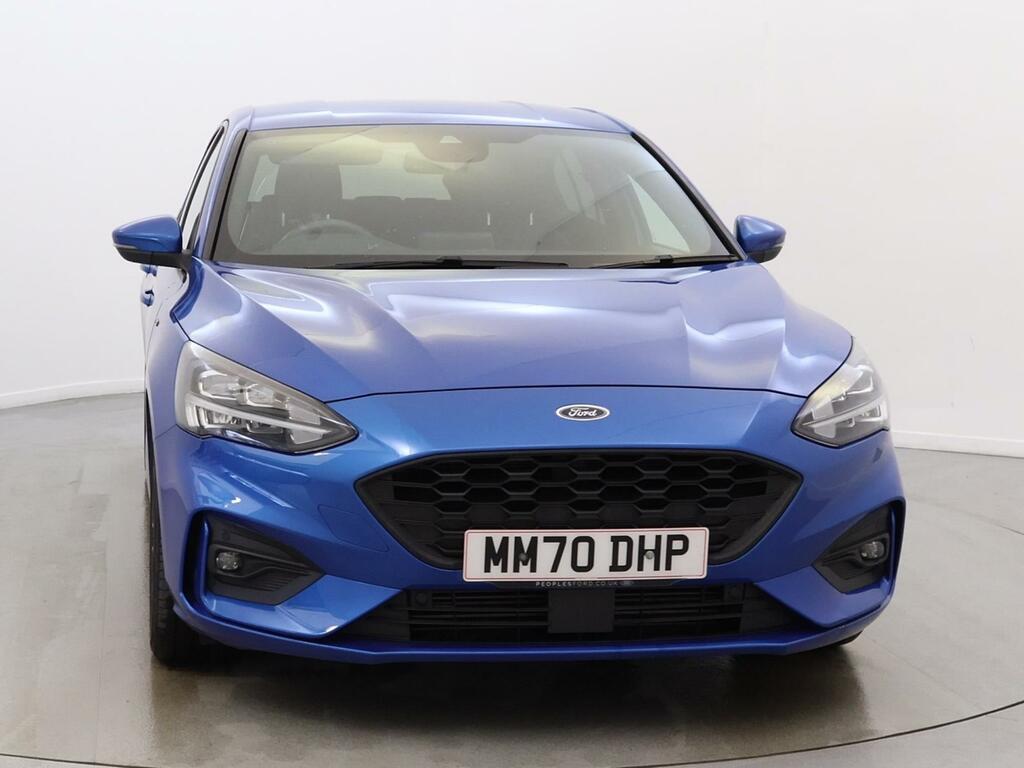 Compare Ford Focus 1.0 Ecoboost Hybrid Mhev 155 St-line X Edition MM70DHP Blue