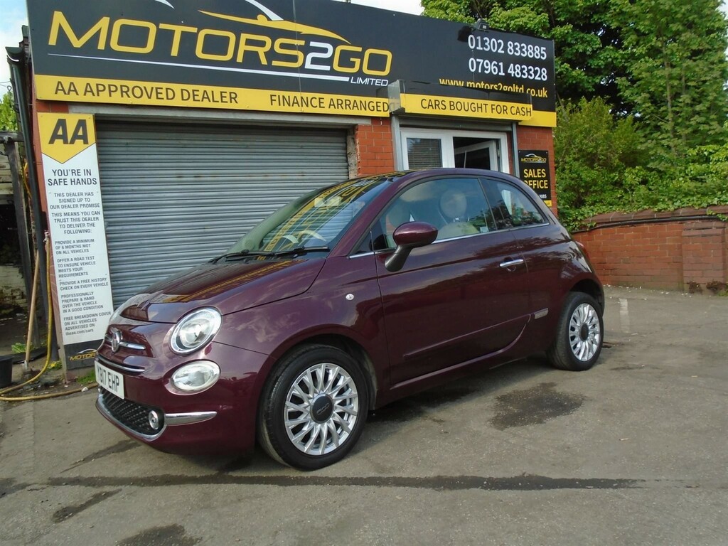 Compare Fiat 500 1.2 Lounge Euro 6 Ss YB17EHP Red