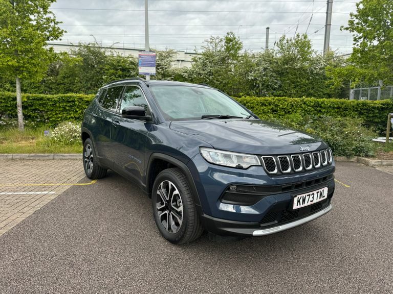 Compare Jeep Compass 1.3 T4 Gse 4Xe Phev Limited KW73TWL Blue