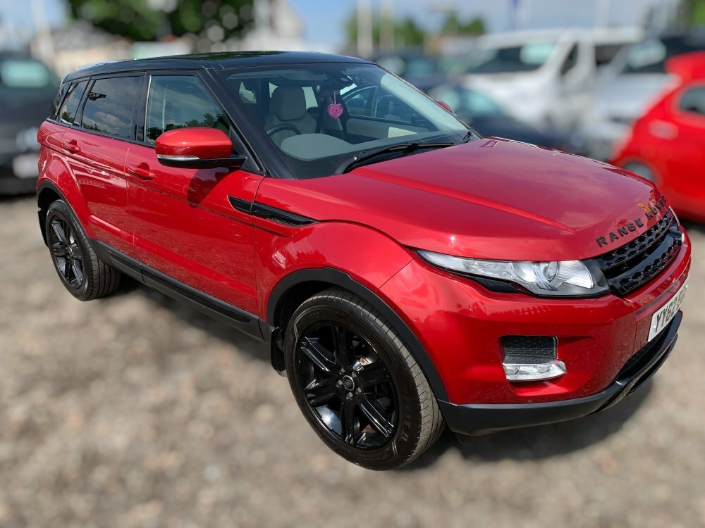 Compare Land Rover Range Rover Evoque Sd4 Pure YY62EOF Red