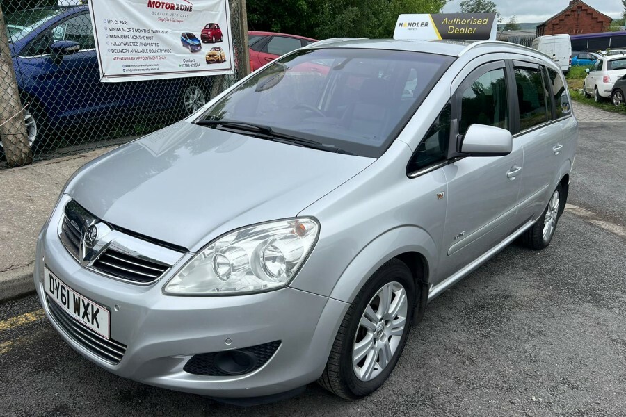 Compare Vauxhall Zafira Variant Elite DY61WXK Silver