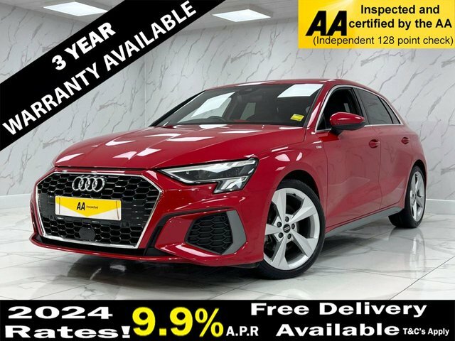 Compare Audi A3 1.0 Sportback Tfsi S Line 109 Bhp 6Sp Hatch KP21YWT Red