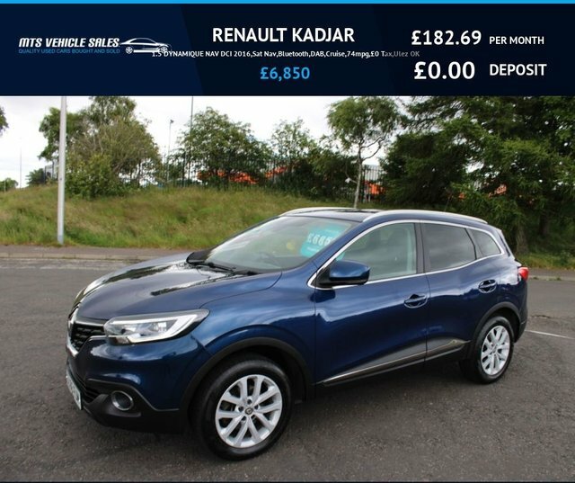 Compare Renault Kadjar Dynamique Nav Dci SL66FUM Blue