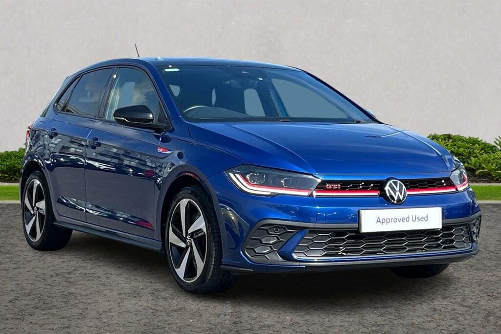 Compare Volkswagen Polo Mk6 Facelift 2021 2.0 Tsi 207Ps Gti Dsg WG22FVU Blue