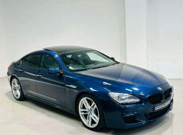 Compare BMW 6 Series Gran Coupe 3.0 640D M Sport Gran Coupe 309 Bhp WG14XMA Blue