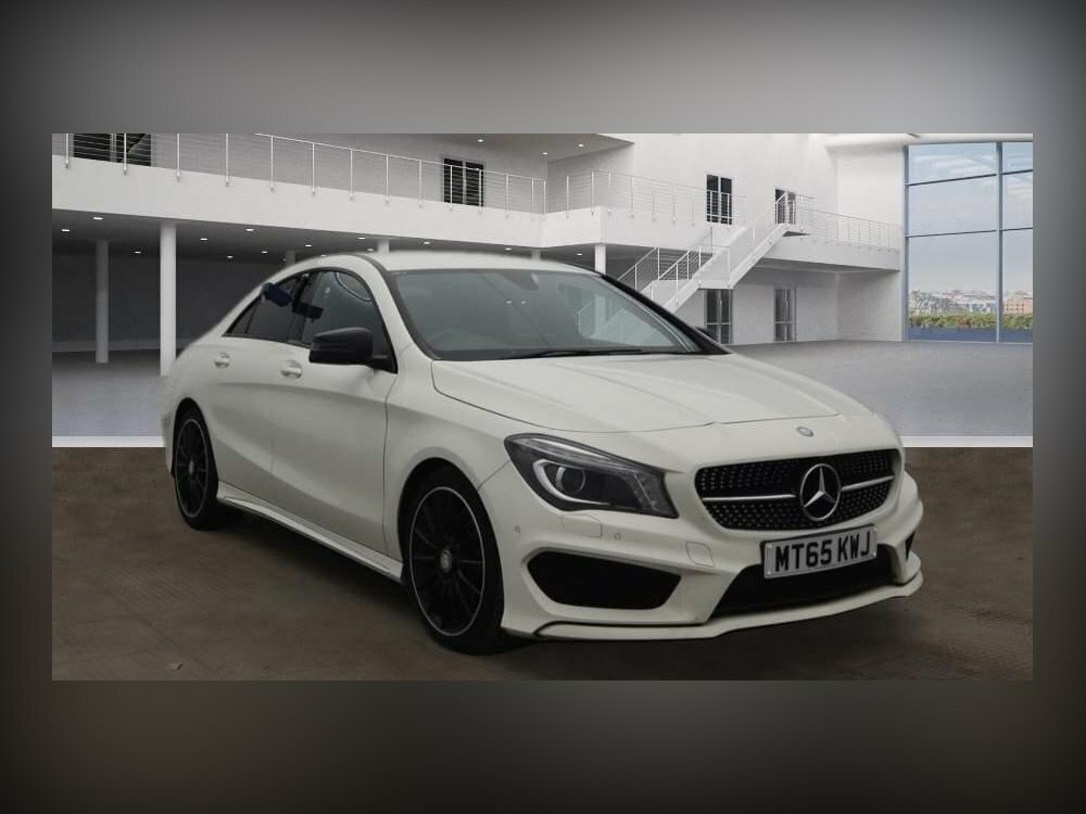 Compare Mercedes-Benz CLA Class 2.1 Cla220d Amg Sport Coupe 7G-dct Euro 6 Ss MT65KWJ White