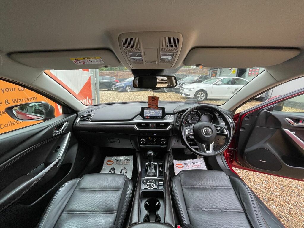 Compare Mazda 6 Saloon 2.2 Skyactiv-d Sport Nav Euro 6 Ss YX66WVS Red