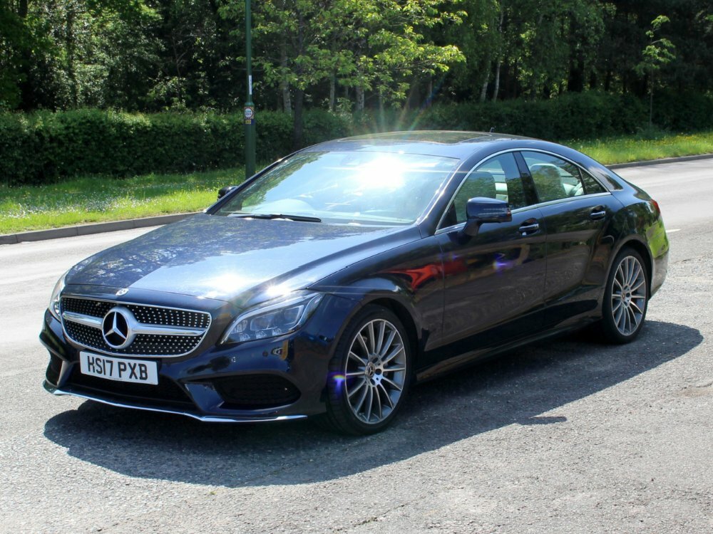 Compare Mercedes-Benz CLS 3.0 Cls350d V6 Amg Line Premium Coupe HS17PXB Blue