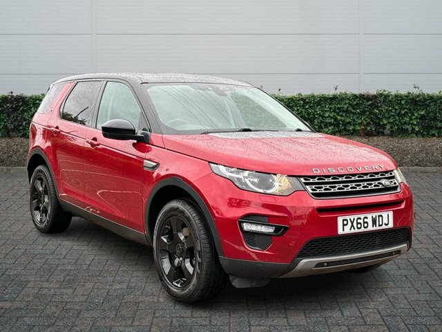 Compare Land Rover Discovery 2.0 Td4 Se Tech 150 Bhp PX66WDJ Red