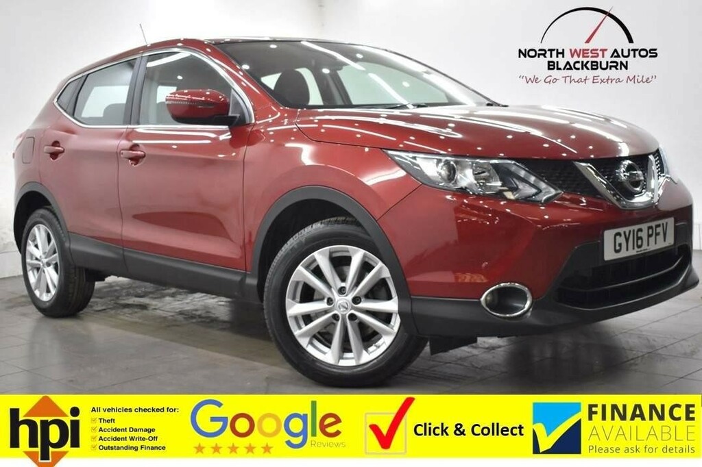 Compare Nissan Qashqai 1.2 Dig-t Acenta 2Wd Euro 6 Ss GY16PFV Red