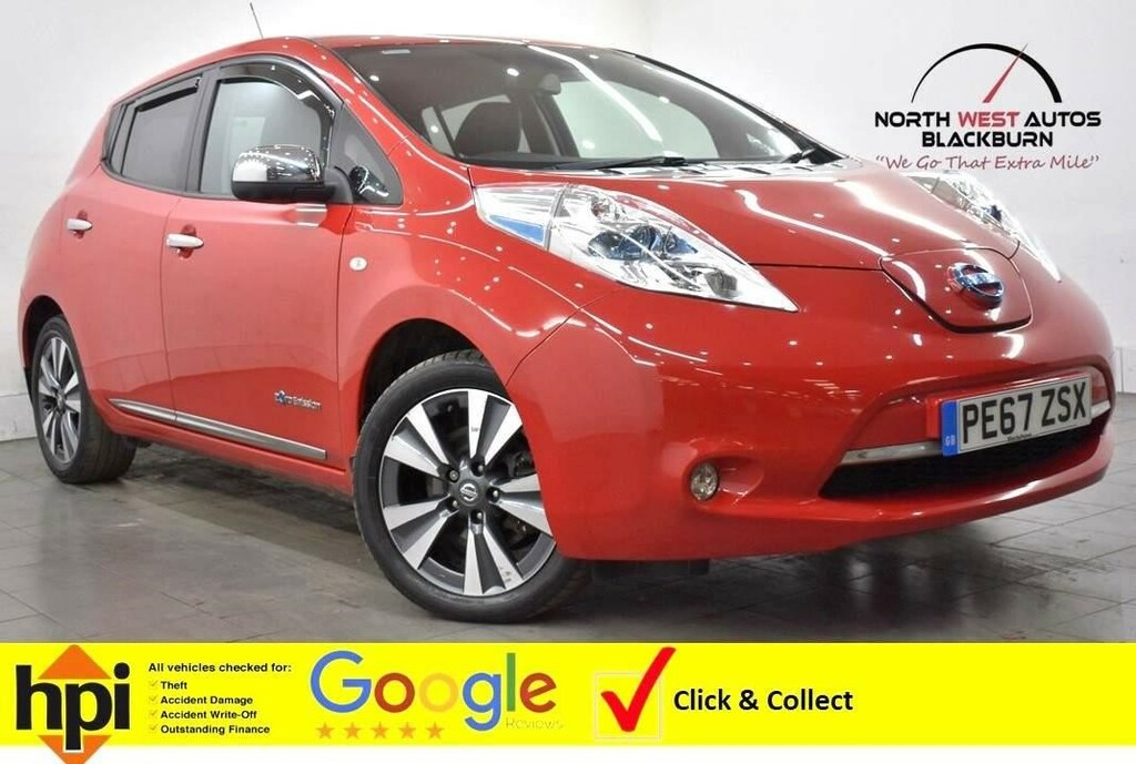Compare Nissan Leaf 30Kwh Tekna PE67ZSX Red