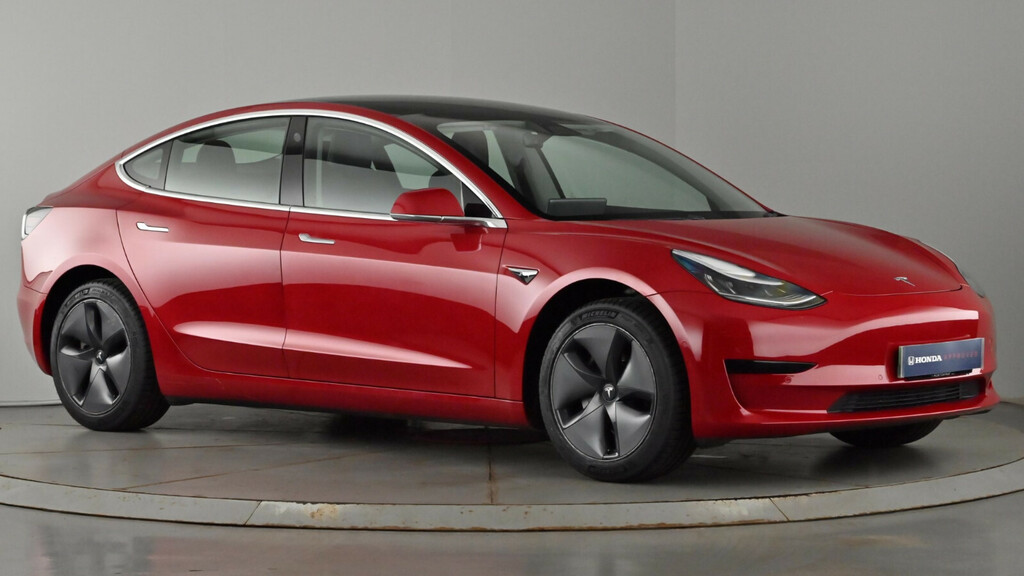 Compare Tesla Model 3 Standard Range Plus Saloon Rwd LD20GMG Red