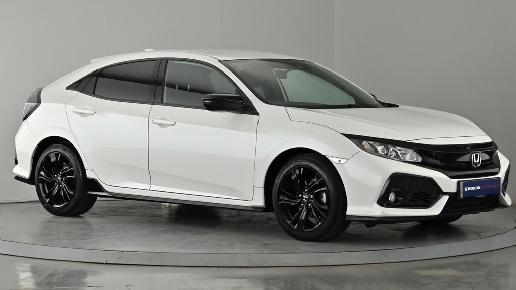 Compare Honda Civic 1.0 Vtec Turbo Sport Line Hatchback Cvt LG69ZZM White
