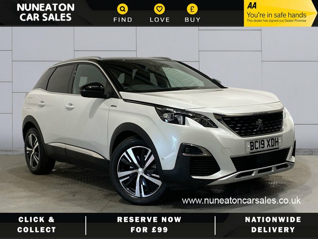 Compare Peugeot 3008 1.5 Bluehdi Ss Gt Line 129 Bhp BC19XDH White