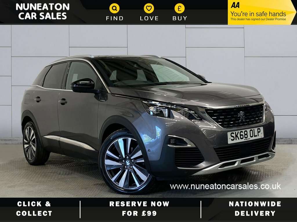 Compare Peugeot 3008 1.2 Ss Gt Line 129 Bhp SK68OLP Grey