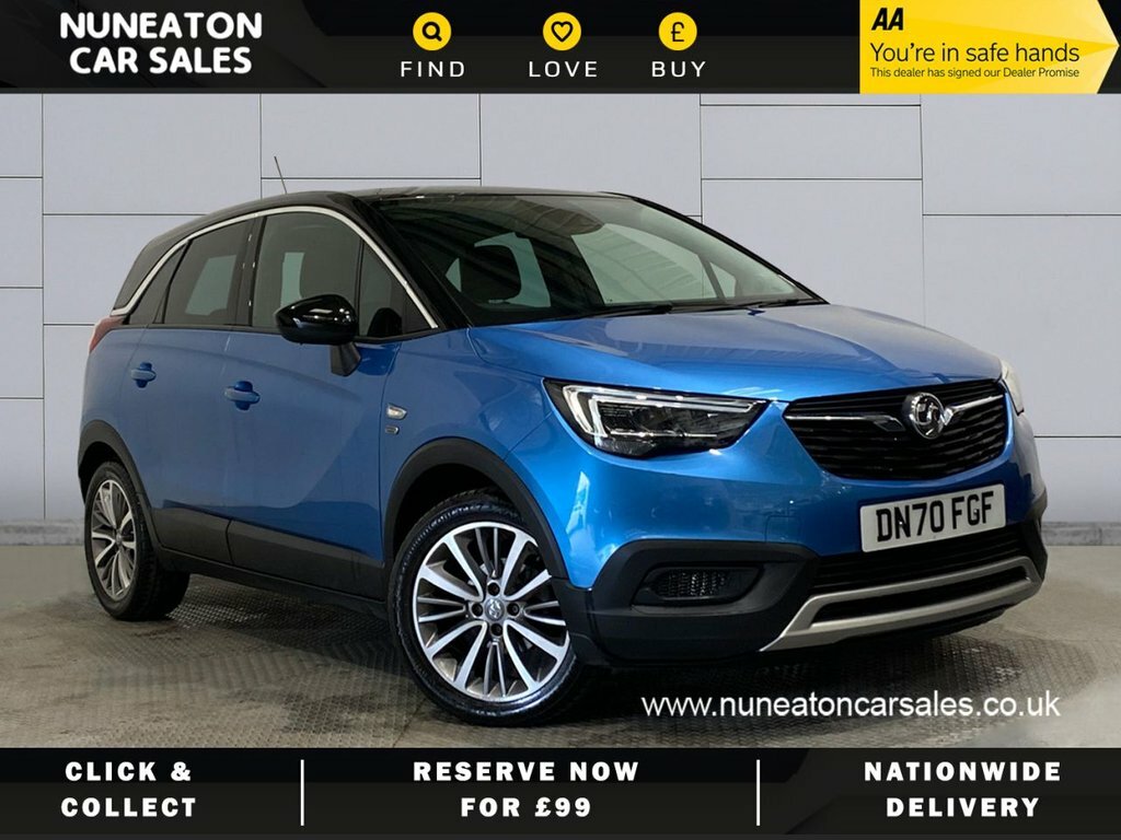 Compare Vauxhall Crossland X 1.2 Griffin 82 Bhp DN70FGF Blue