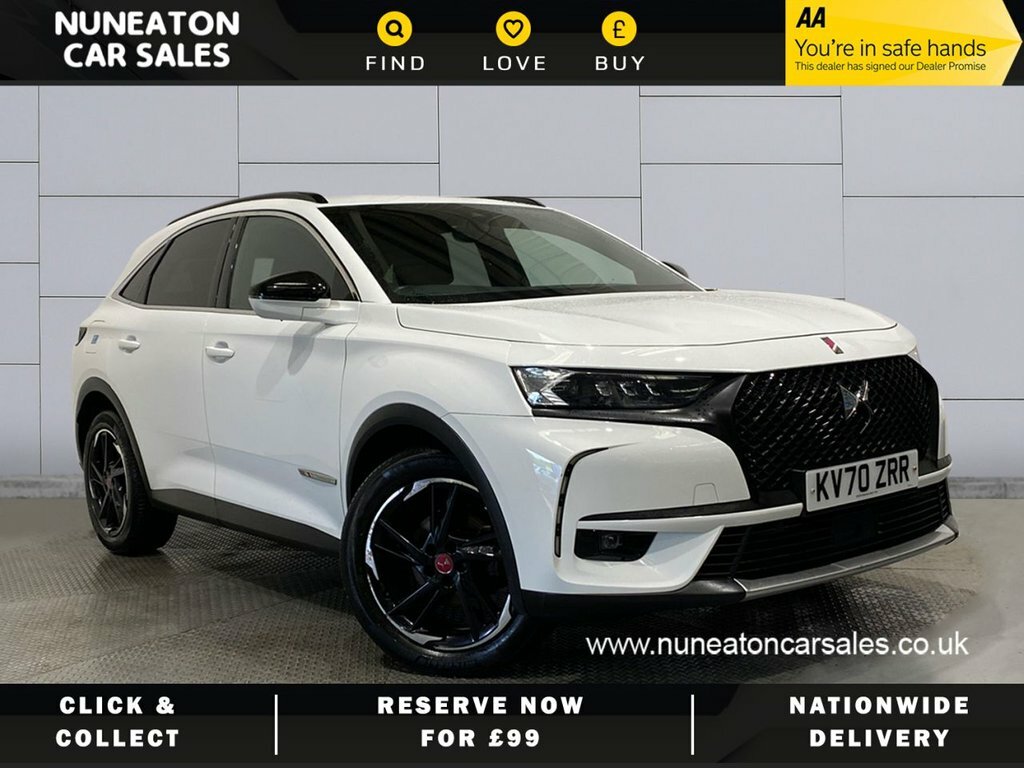Compare DS DS 7 Crossback 2.0 Bluehdi Performance Line Ss Eat8 180 Bhp KV70ZRR White