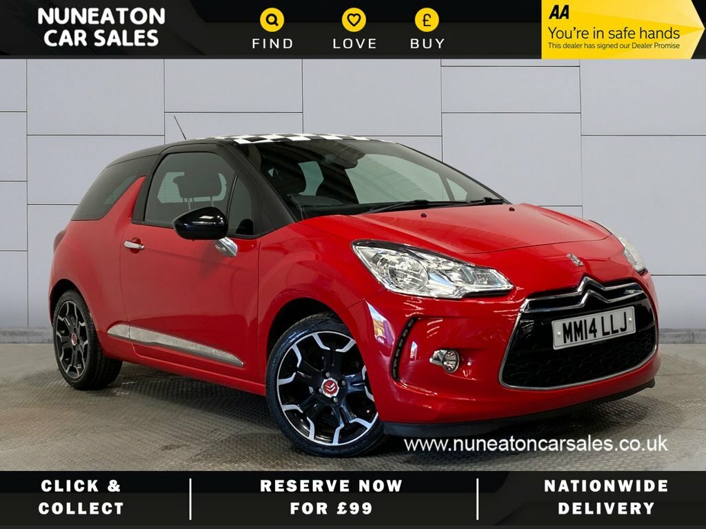 Compare Citroen DS3 1.6 Dstyle Plus 120 Bhp MM14LLJ Red